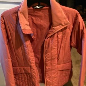 Woman’s M pink North Face Jacket, worn twice